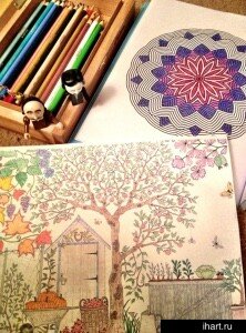 раскраски антистресс как раскрашивать