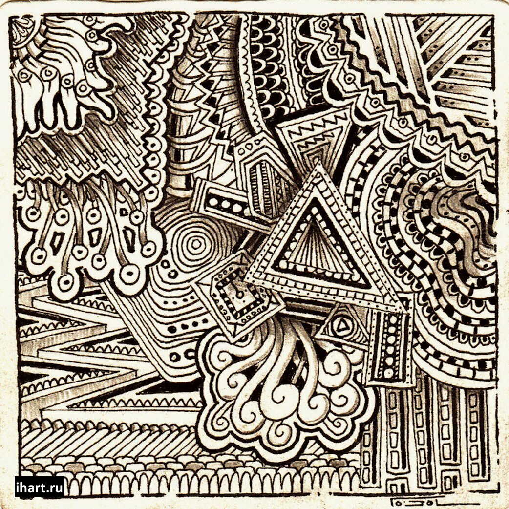 Зентангл картинки