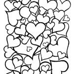Раскраска сердечки