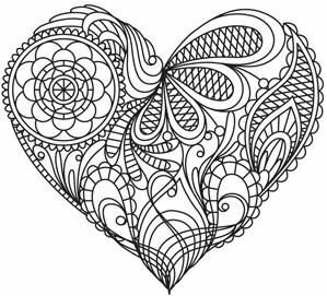 святой валентин раскраски